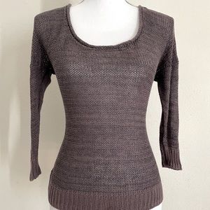 EUC RUBBISH Dark Mauve Knit Sweater